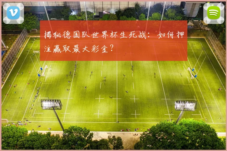 揭秘德国队世界杯生死战：如何押注赢取最大彩金？